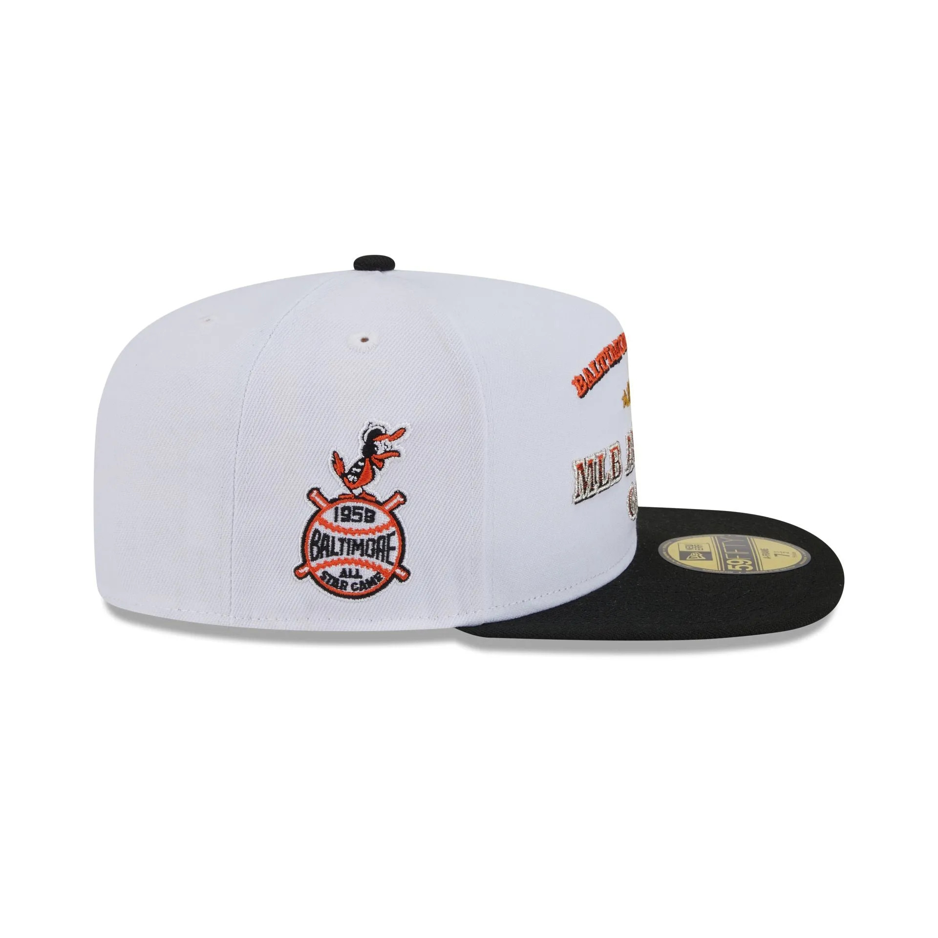 Baltimore Orioles Summer Derby White 59FIFTY A-Frame Fitted Hat sold by New Era product image thumbnail 4