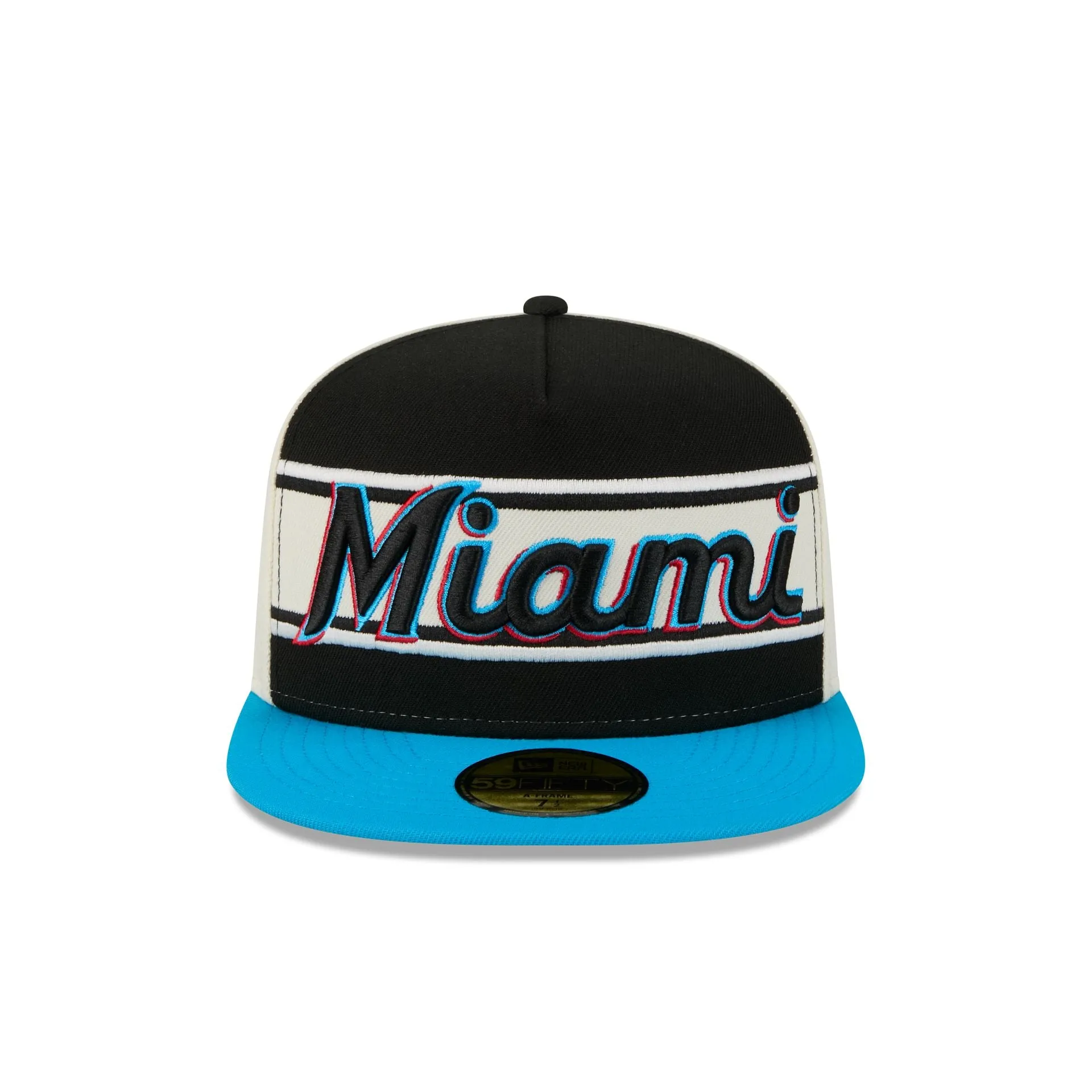Miami Marlins Summer Derby 59FIFTY A-Frame Fitted Hat sold by New Era product image thumbnail 2