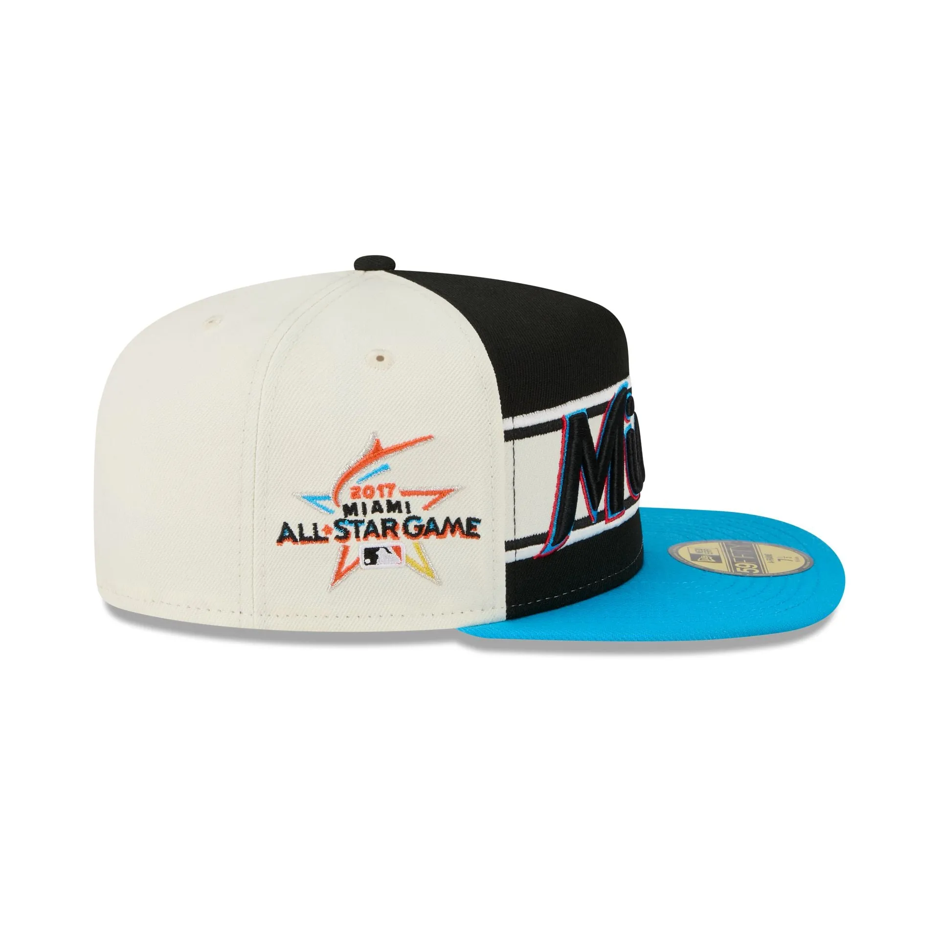 Miami Marlins Summer Derby 59FIFTY A-Frame Fitted Hat sold by New Era product image thumbnail 4
