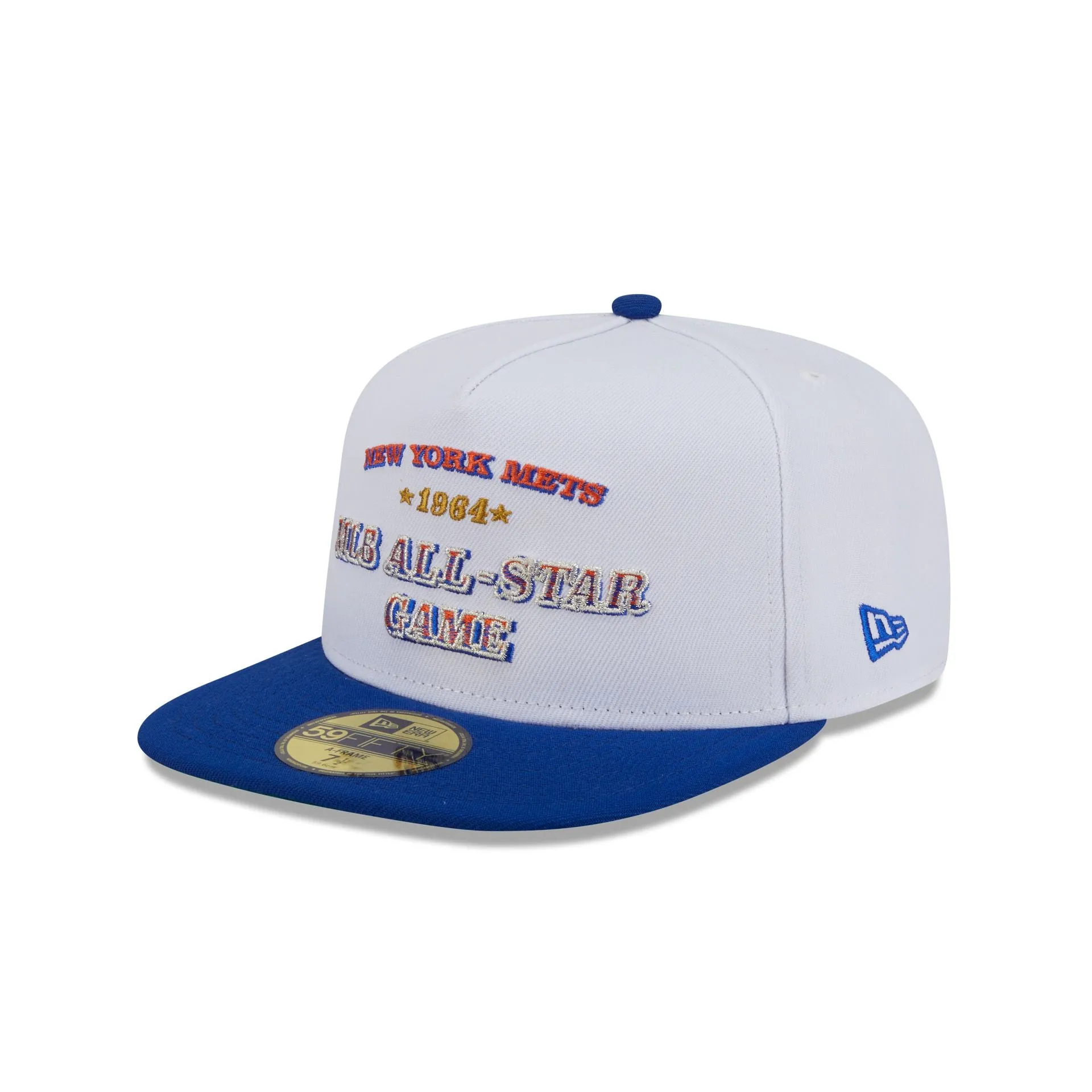 New York Mets Summer Derby White 59FIFTY A-Frame Fitted Hat sold by New Era product image thumbnail 3