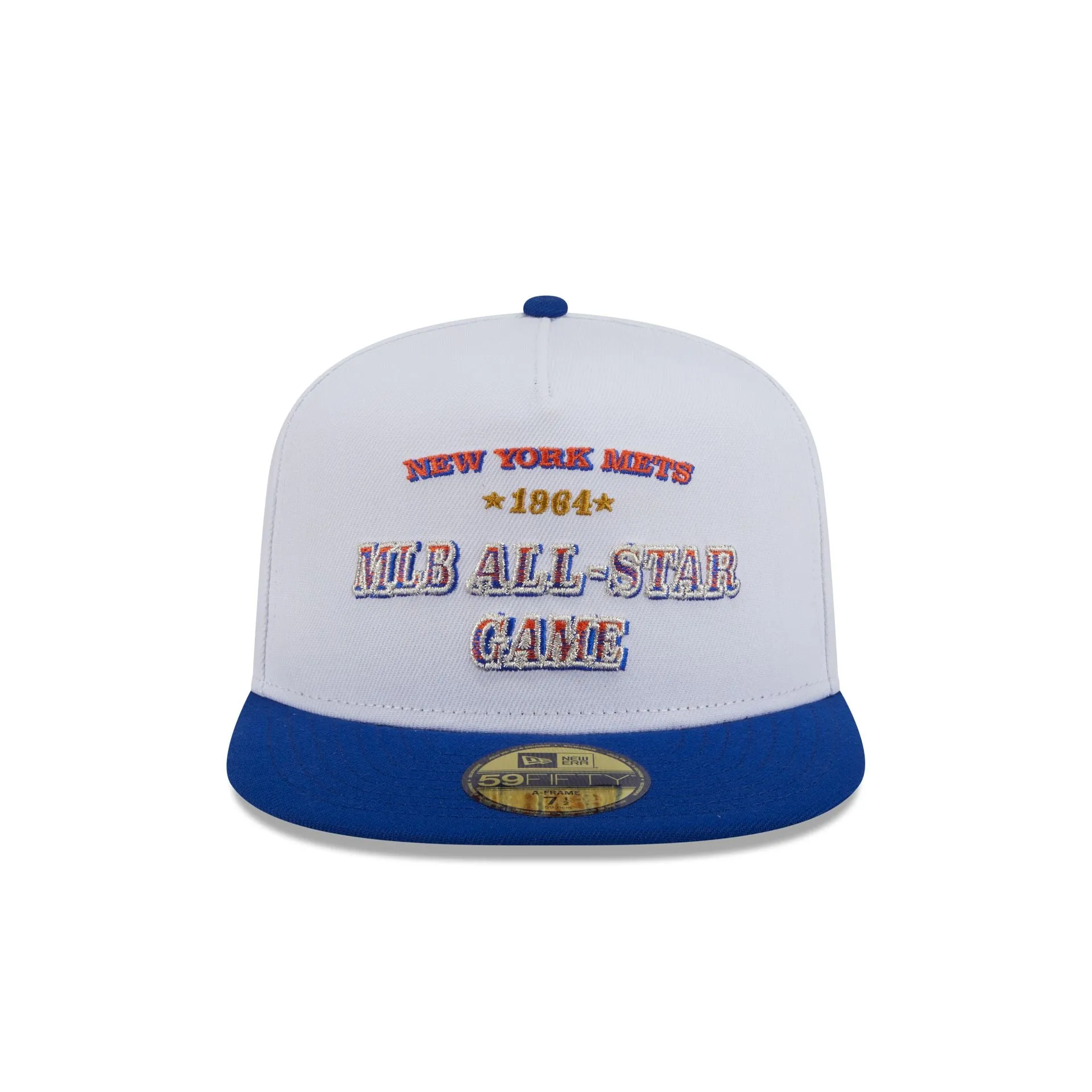 New York Mets Summer Derby White 59FIFTY A-Frame Fitted Hat sold by New Era product image thumbnail 2
