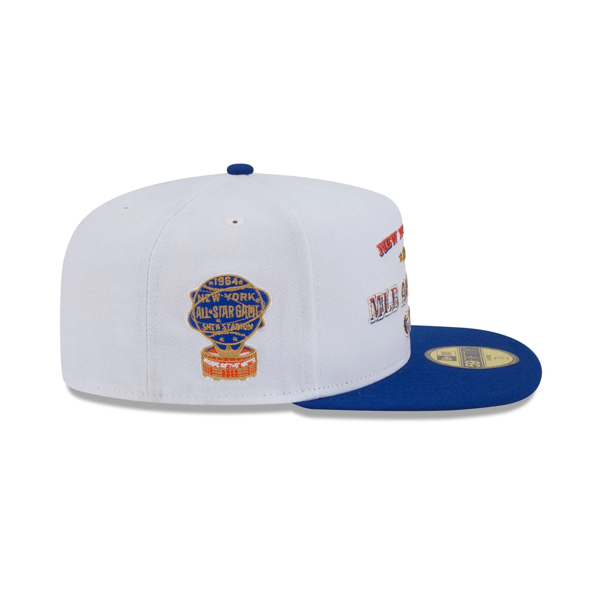New York Mets Summer Derby White 59FIFTY A-Frame Fitted Hat sold by New Era product image thumbnail 4