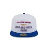 Atlanta Braves Summer Derby White 59FIFTY A-Frame Fitted Hat sold by New Era