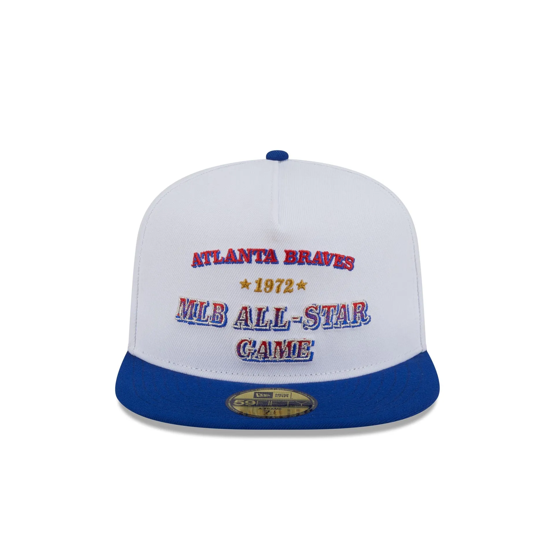 Atlanta Braves Summer Derby White 59FIFTY A-Frame Fitted Hat sold by New Era product image thumbnail 2