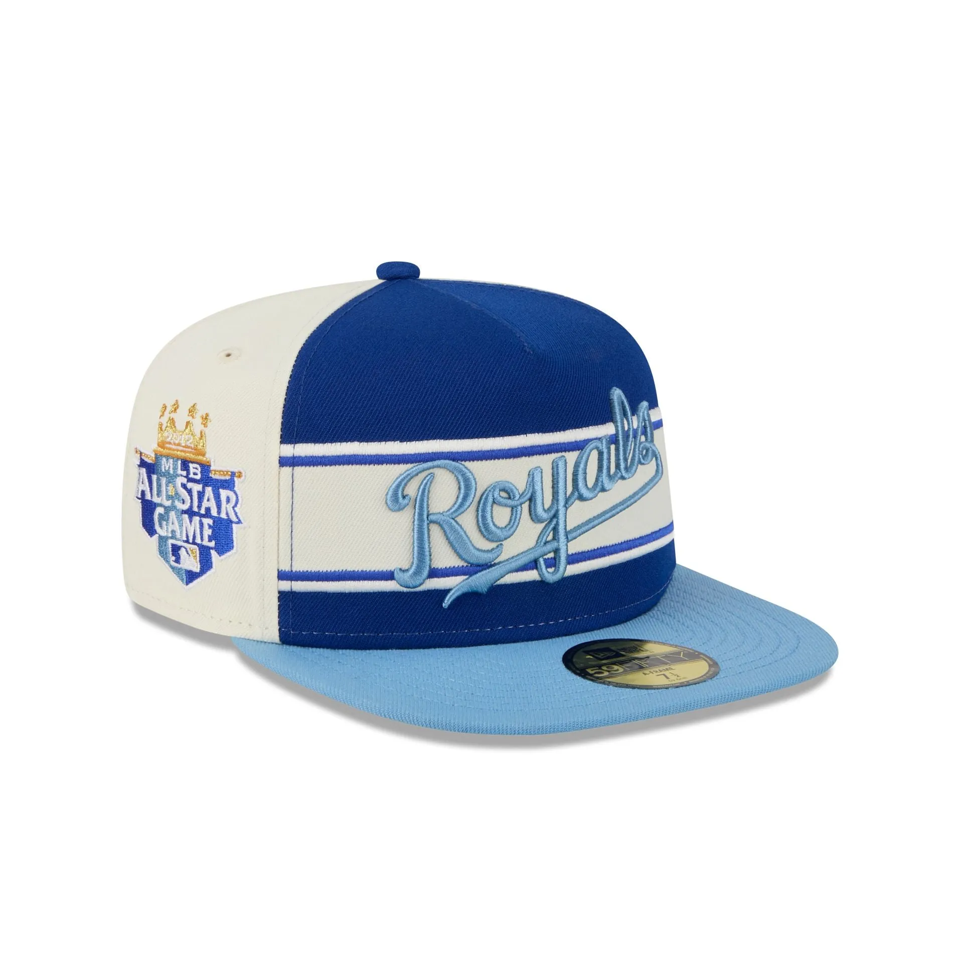 Kansas City Royals Summer Derby 59FIFTY A-Frame Fitted Hat sold by New Era