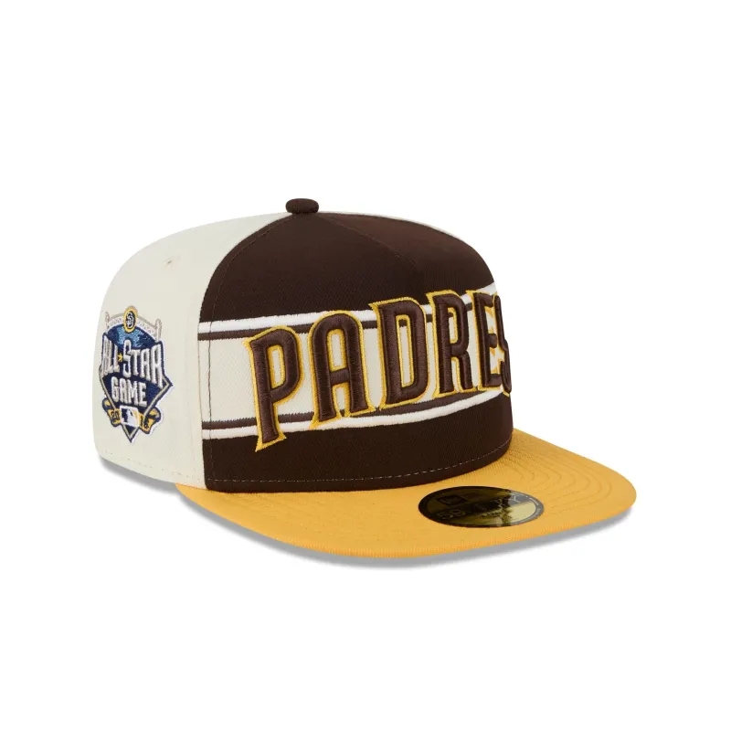 San Diego Padres Summer Derby 59FIFTY A-Frame Fitted Hat sold by New Era
