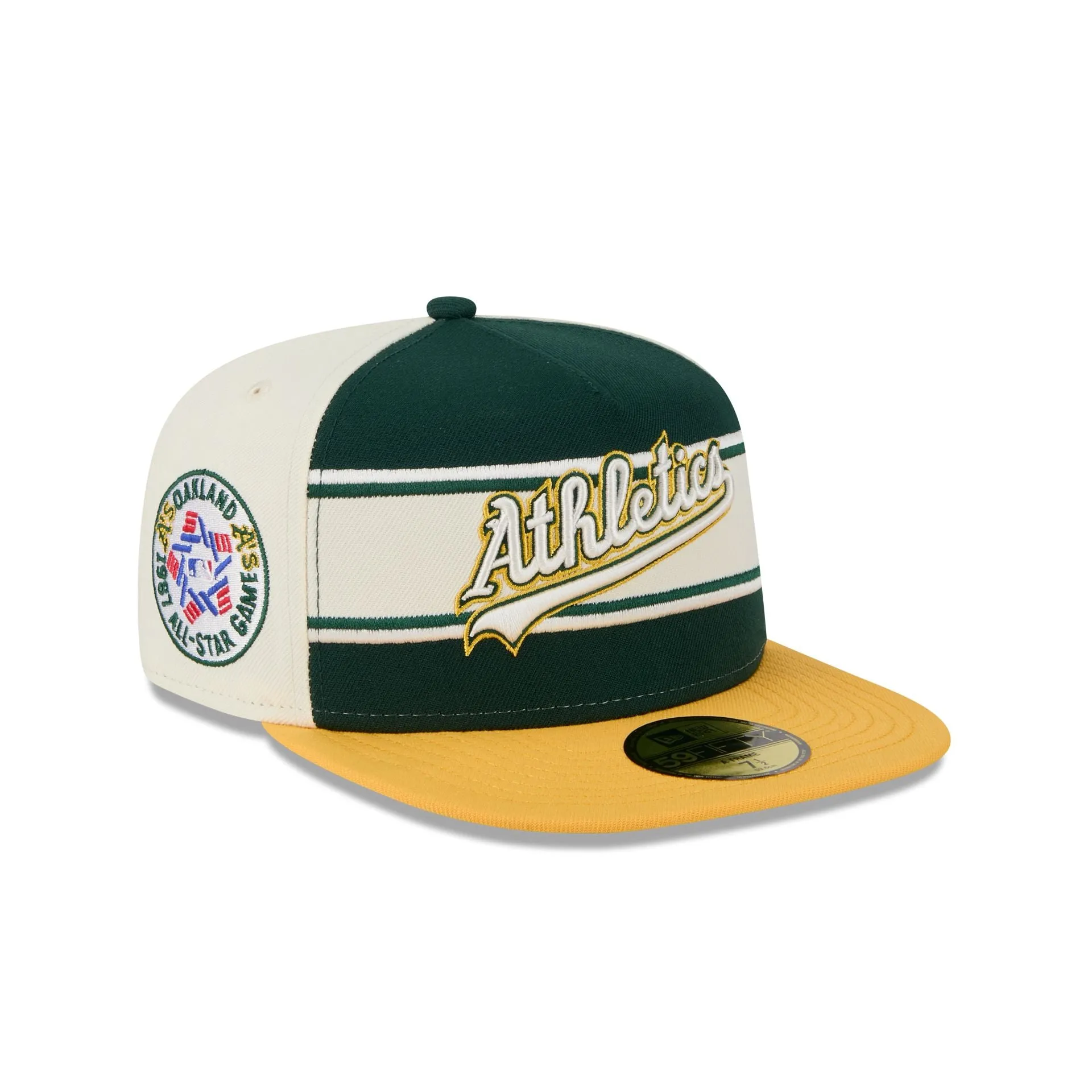 Athletics Summer Derby 59FIFTY A-Frame Fitted Hat sold by New Era