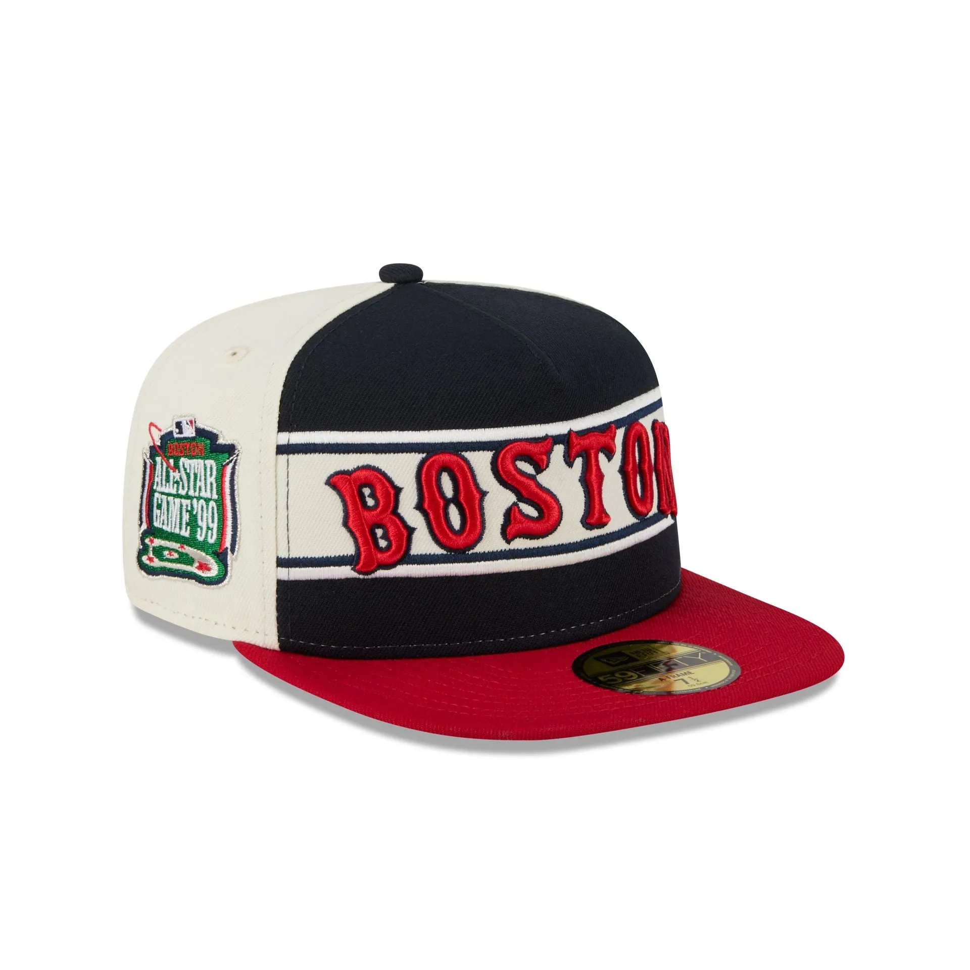 Boston Red Sox Summer Derby 59FIFTY A-Frame Fitted Hat sold by New Era