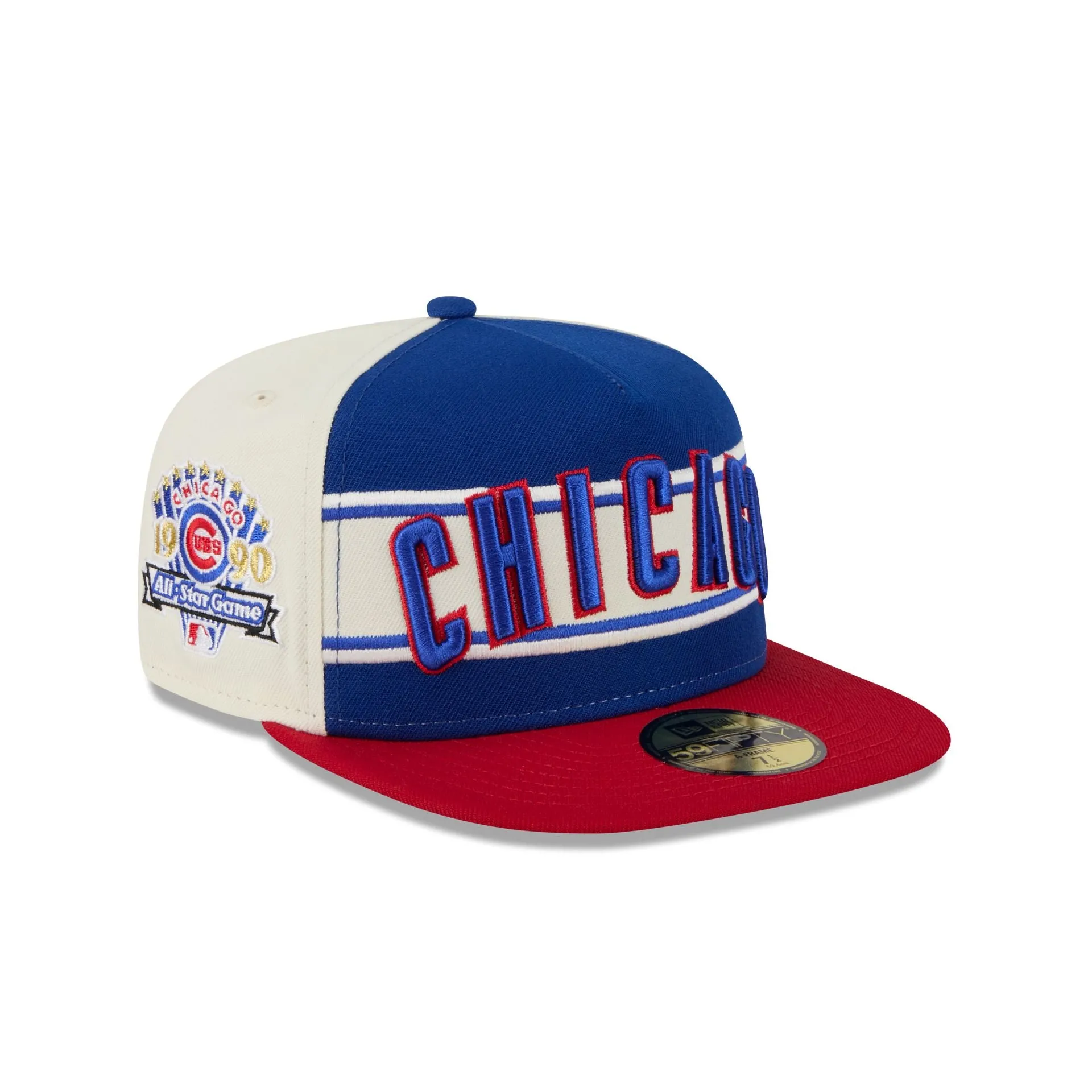 Chicago Cubs Summer Derby 59FIFTY A-Frame Fitted Hat sold by New Era