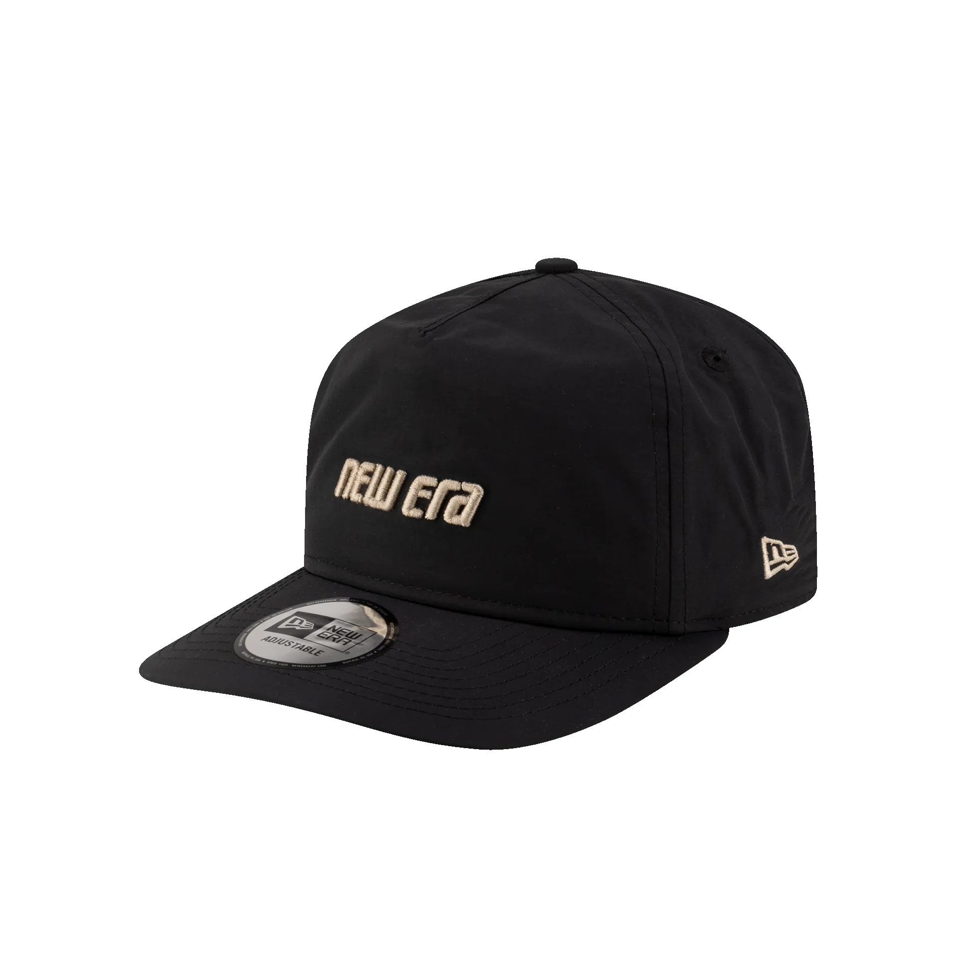 New Era Branded Raised Flag Black Golfer Hat sold by New Era product image thumbnail 3