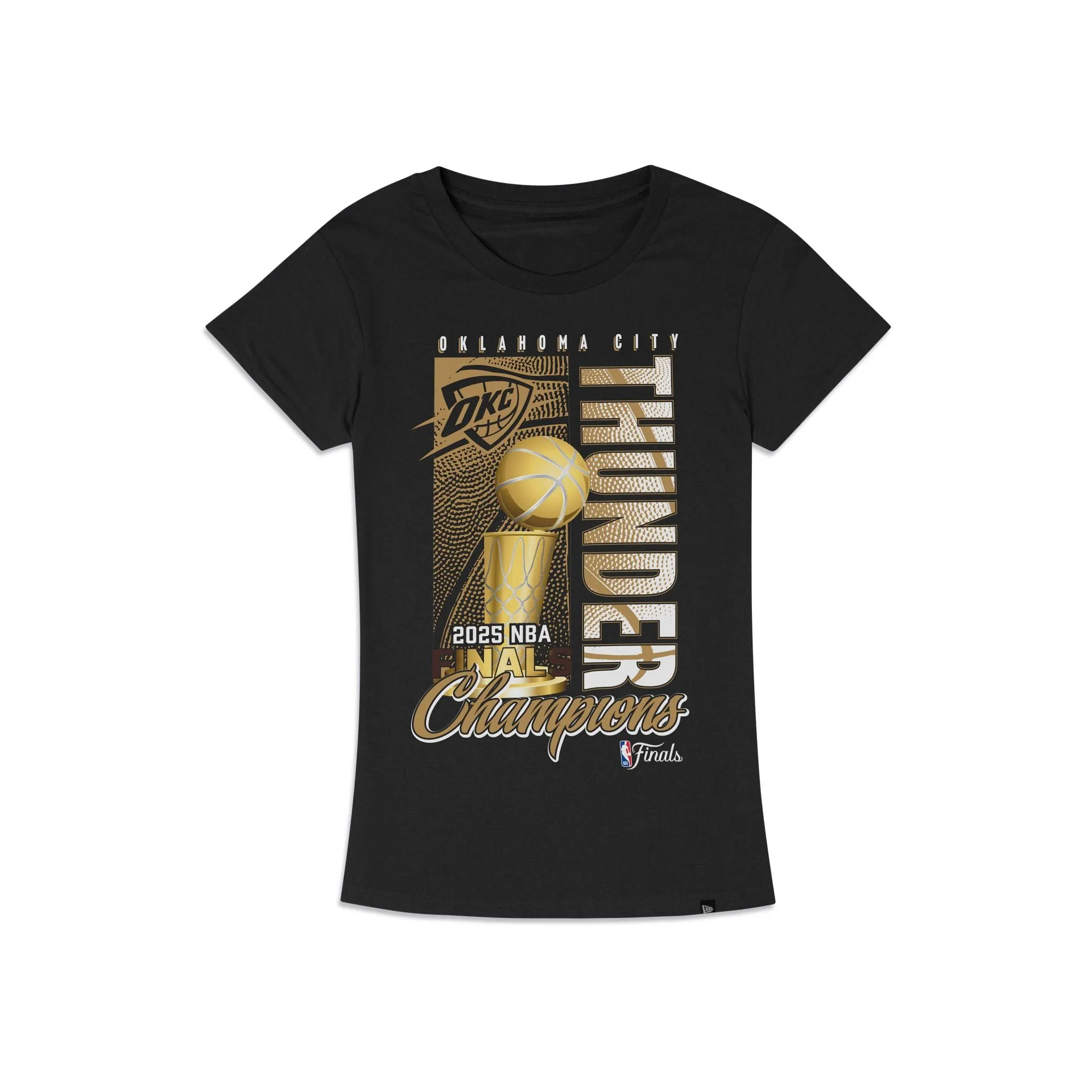 Oklahoma City Thunder 2025 NBA Champions Women's T-Shirt sold by New Era