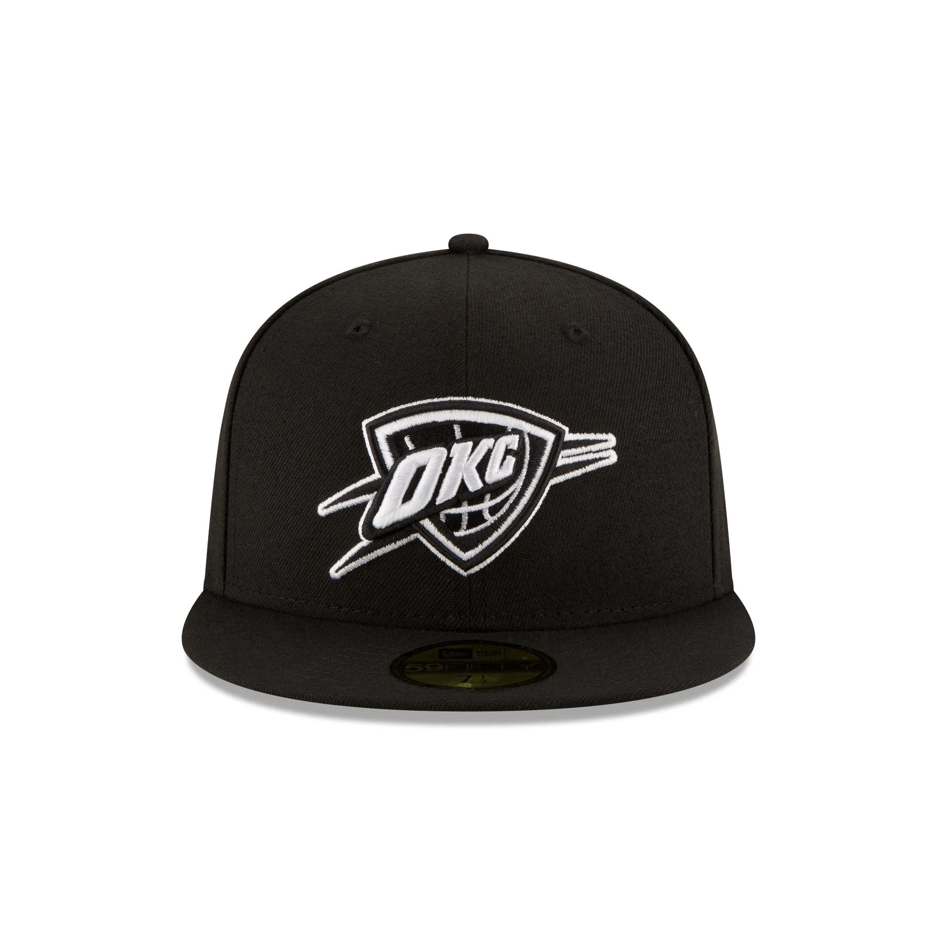 Oklahoma City Thunder 2025 NBA Champions Black & White 59FIFTY Fitted Hat sold by New Era product image thumbnail 2