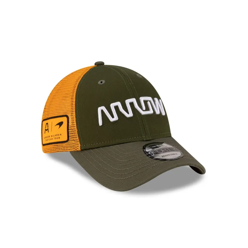 Arrow McLaren IndyCar Team Nolan Siegel 9FORTY Trucker Hat sold by New Era