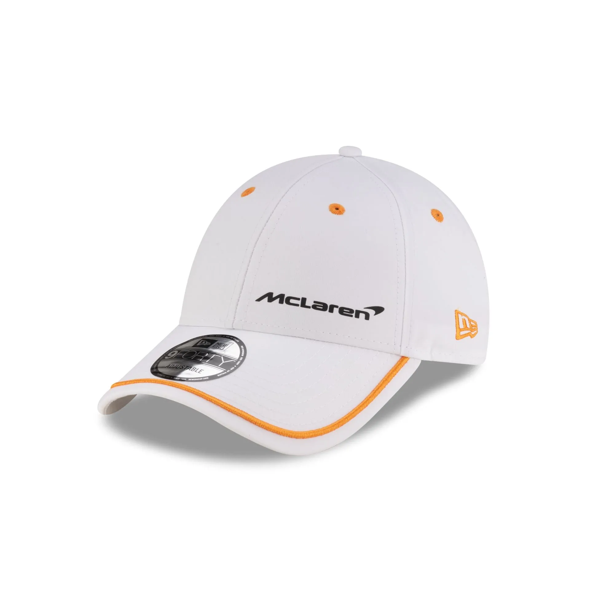 McLaren Automotive Contrast Piping White 9FORTY Adjustable Hat sold by New Era product image thumbnail 3
