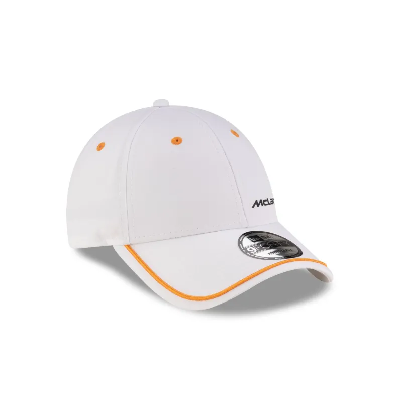 McLaren Automotive Contrast Piping White 9FORTY Adjustable Hat sold by New Era