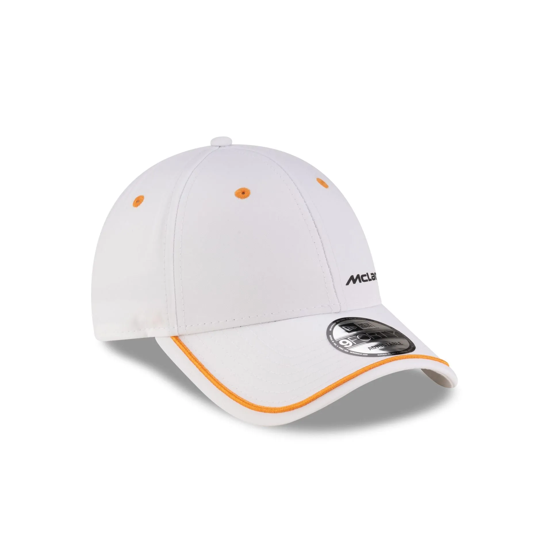 McLaren Automotive Contrast Piping White 9FORTY Adjustable Hat sold by New Era