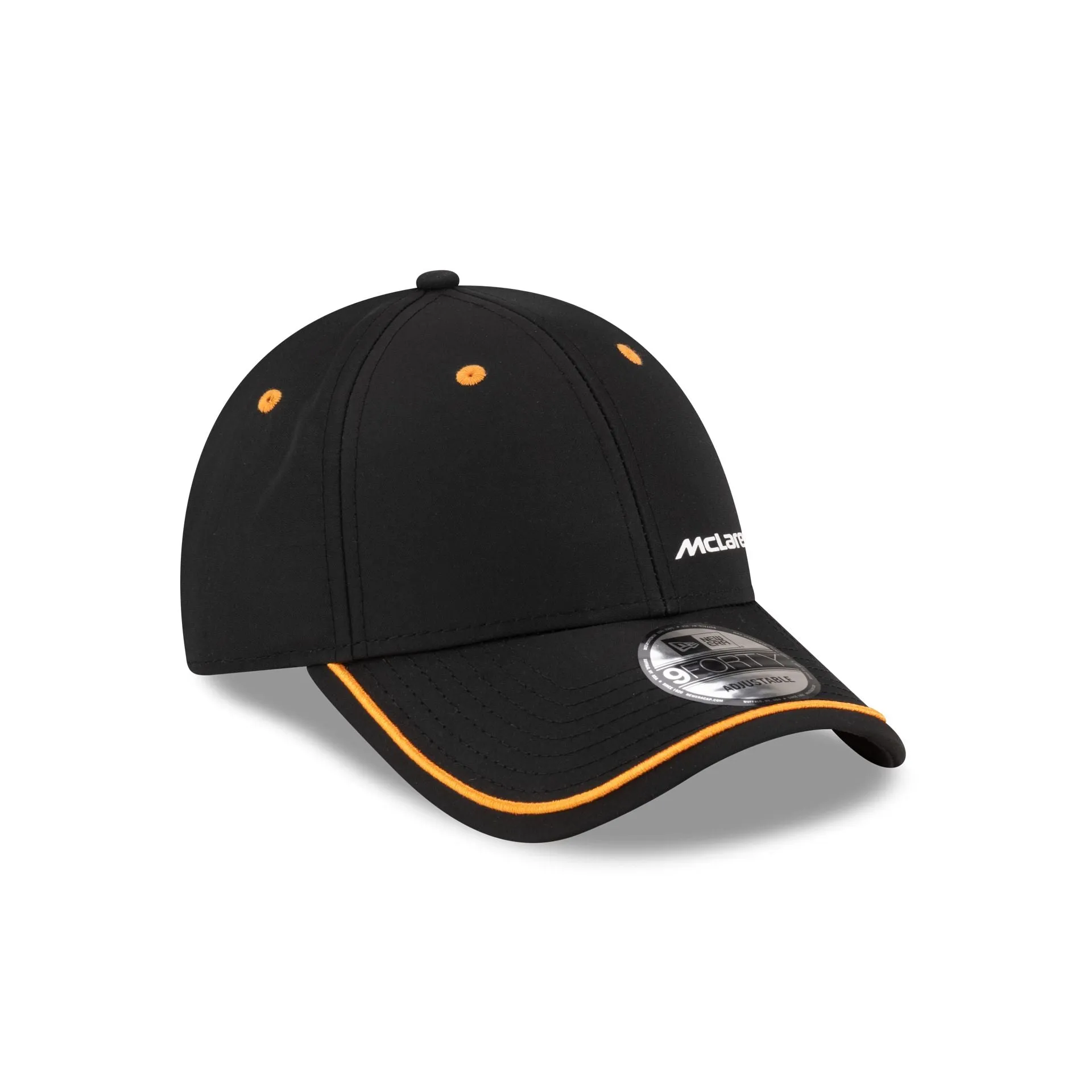 McLaren Automotive Contrast Piping Black 9FORTY Adjustable Hat sold by New Era