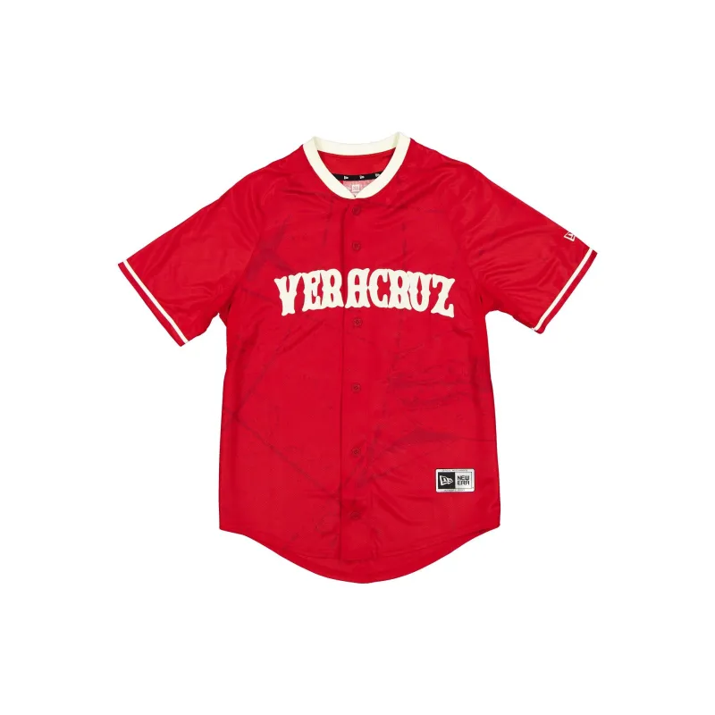 El Águila de Veracruz LMB 100th Anniversary Red Alt Jersey sold by New Era