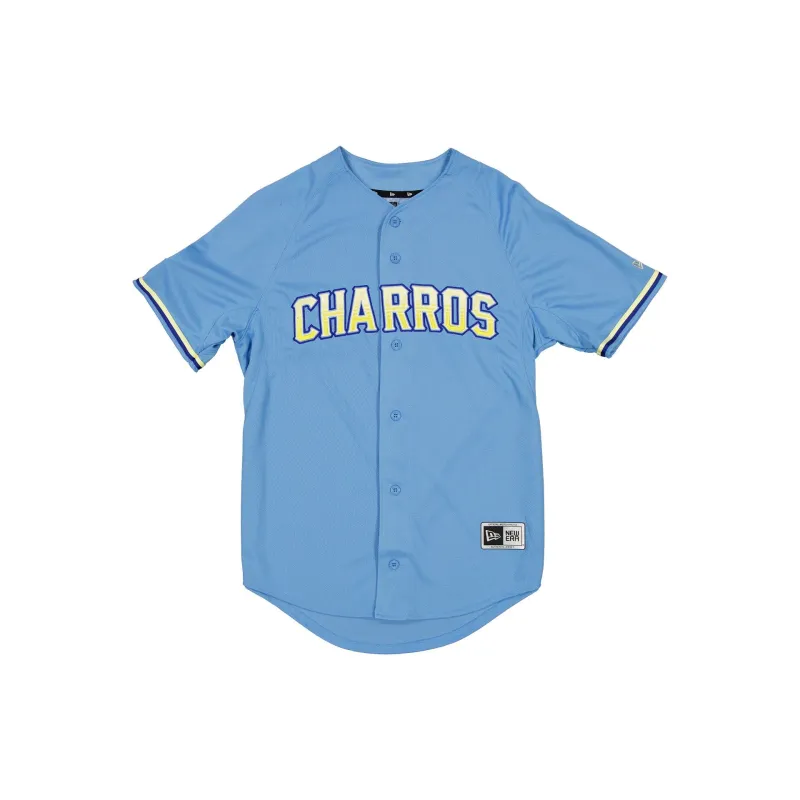 Charros de Jalisco LMB 100th Anniversary Blue Alt Jersey sold by New Era