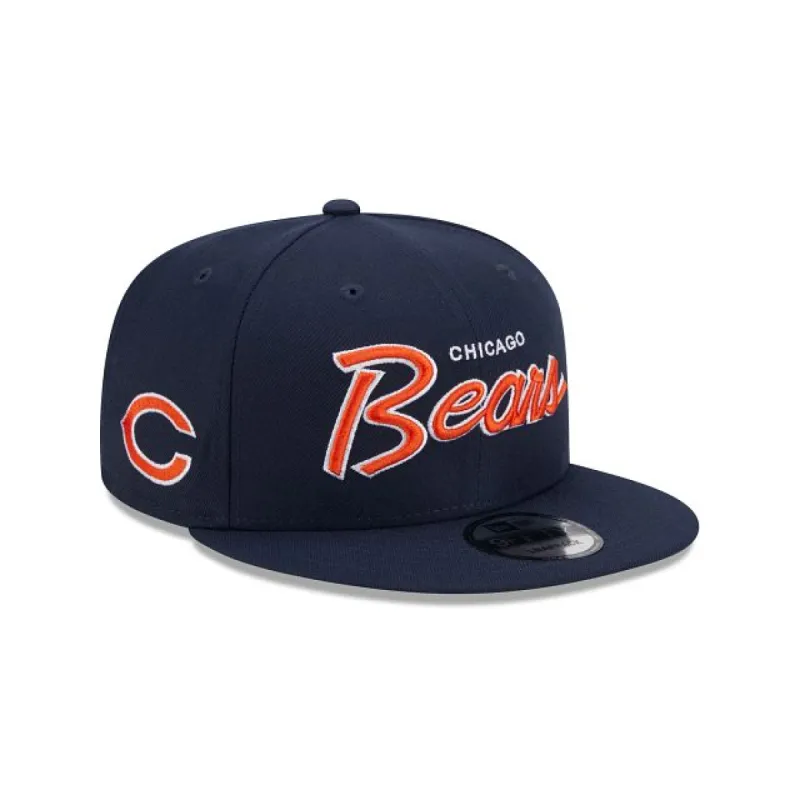 Chicago Bears Script 9FIFTY Snapback Hat sold by New Era