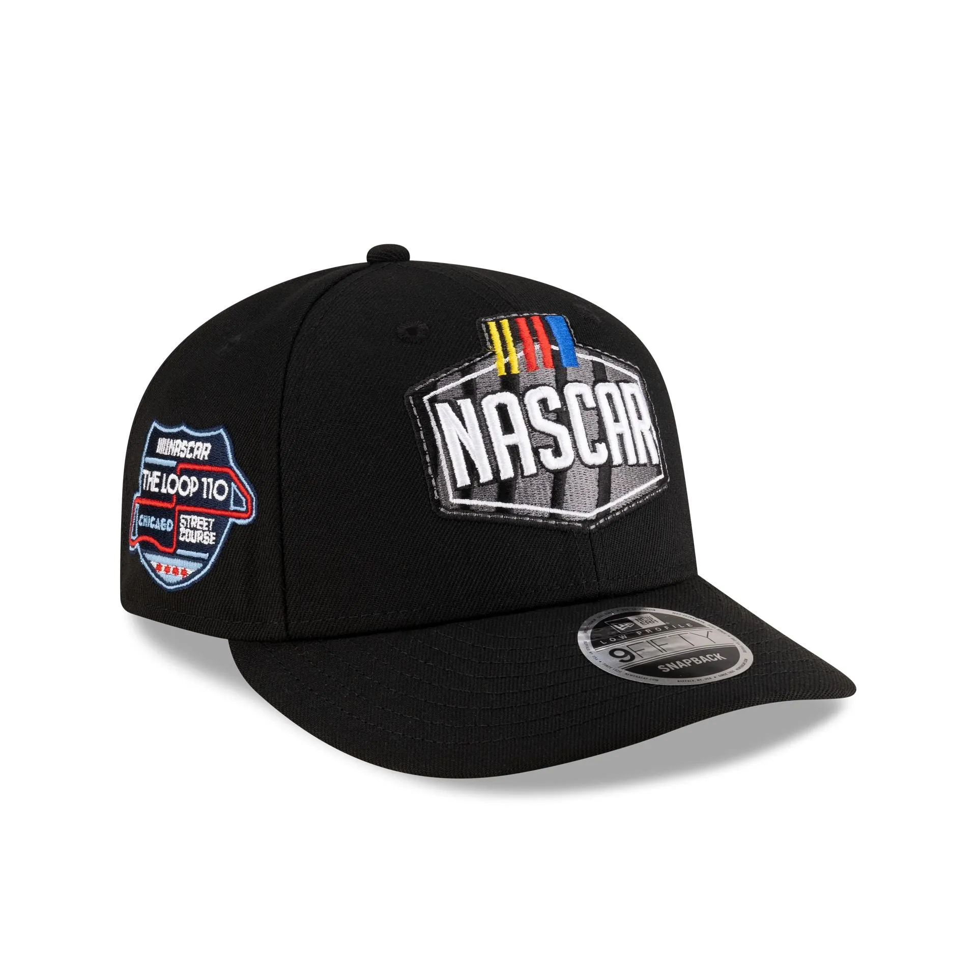 NASCAR Chicago Street Race Black Low Profile 9FIFTY Snapback Hat sold by New Era