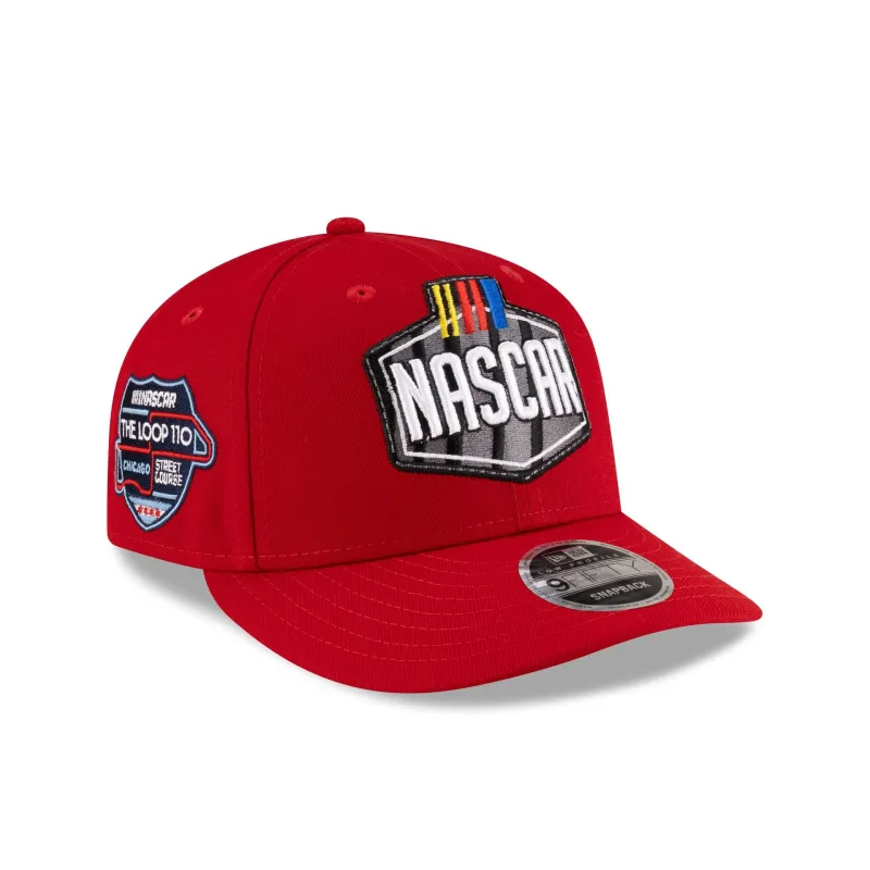 NASCAR Chicago Street Race Red Low Profile 9FIFTY Snapback Hat sold by New Era