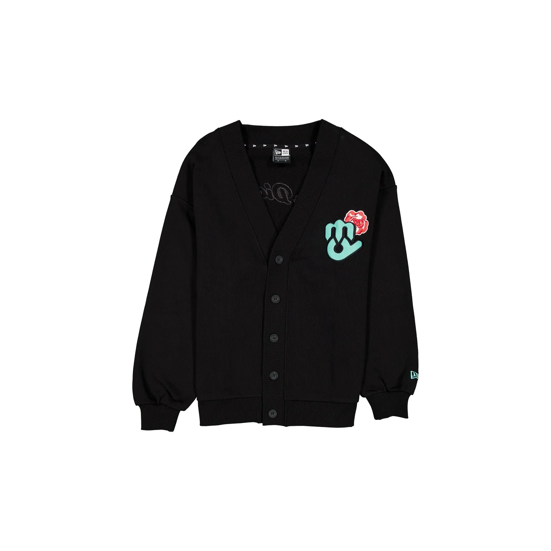 Diablos Rojos del México Black Floral Cardigan sold by New Era