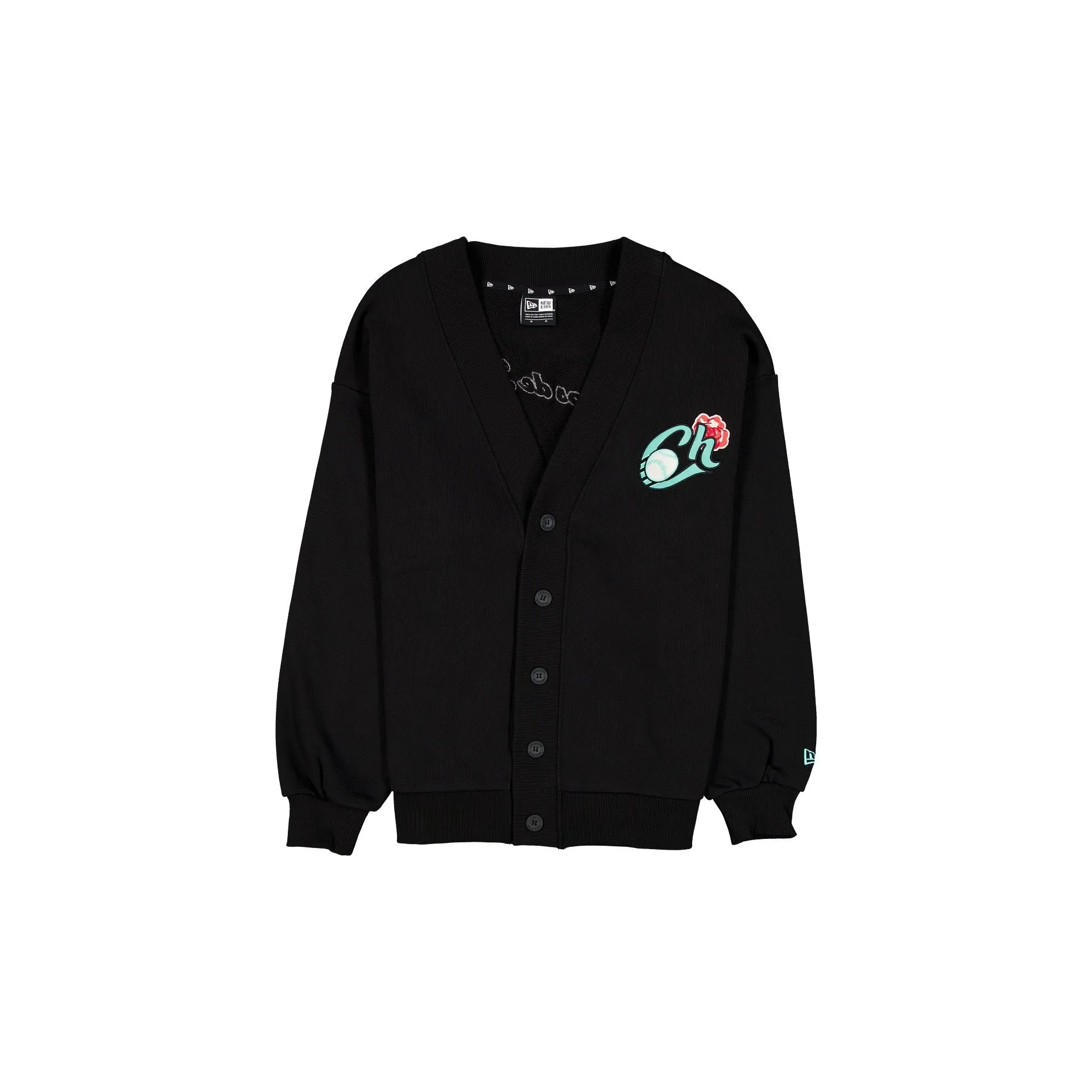 Charros de Jalisco Black Floral Cardigan sold by New Era