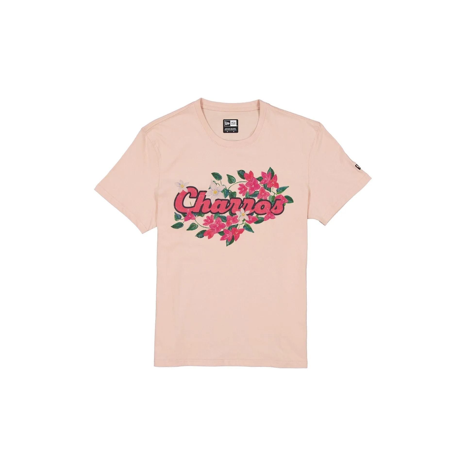 Charros de Jalisco Pale Pink Floral T-Shirt sold by New Era