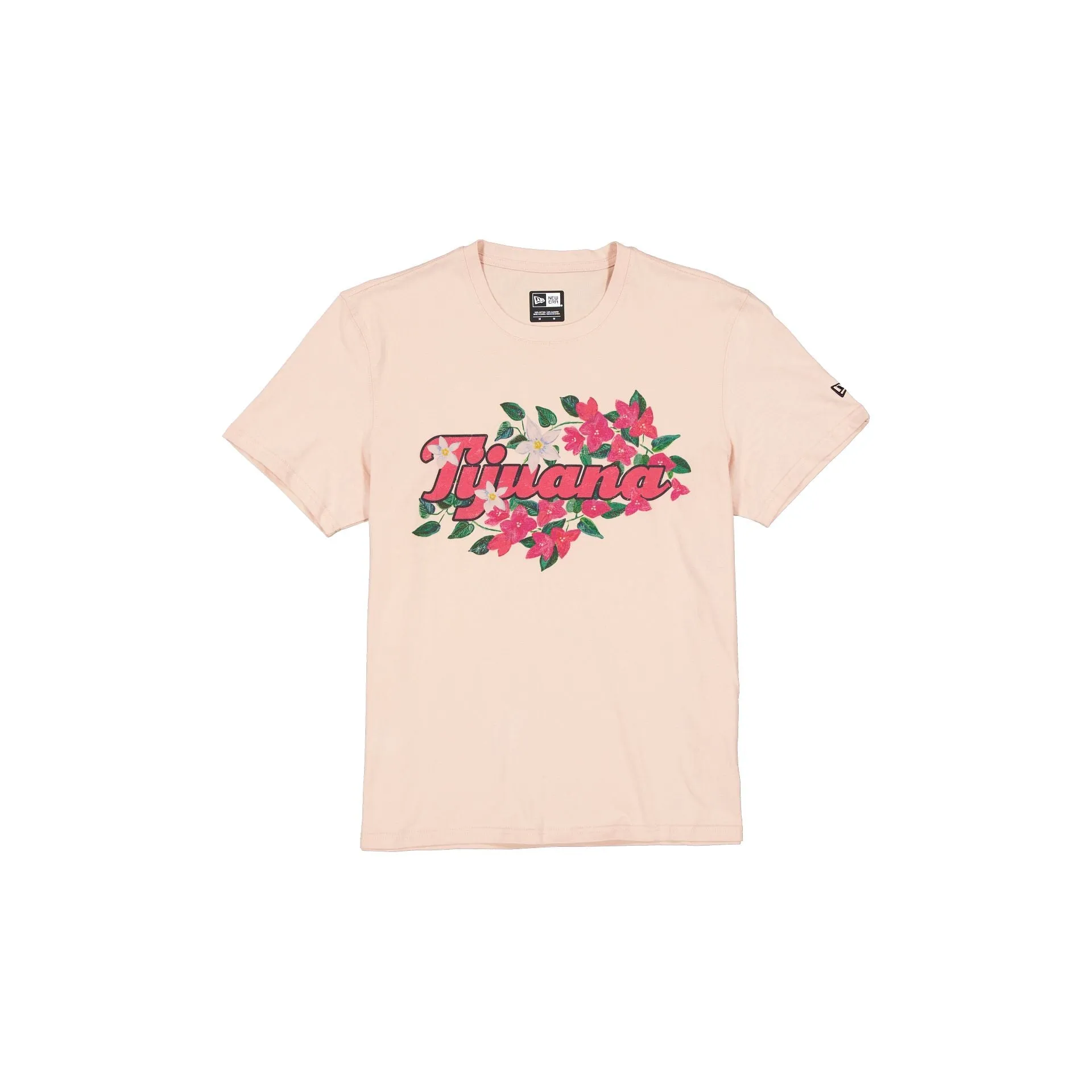 Toros de Tijuana Pale Pink Floral T-Shirt sold by New Era