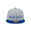 Toronto Blue Jays Heather Pinstripe 59FIFTY Fitted Hat sold by New Era