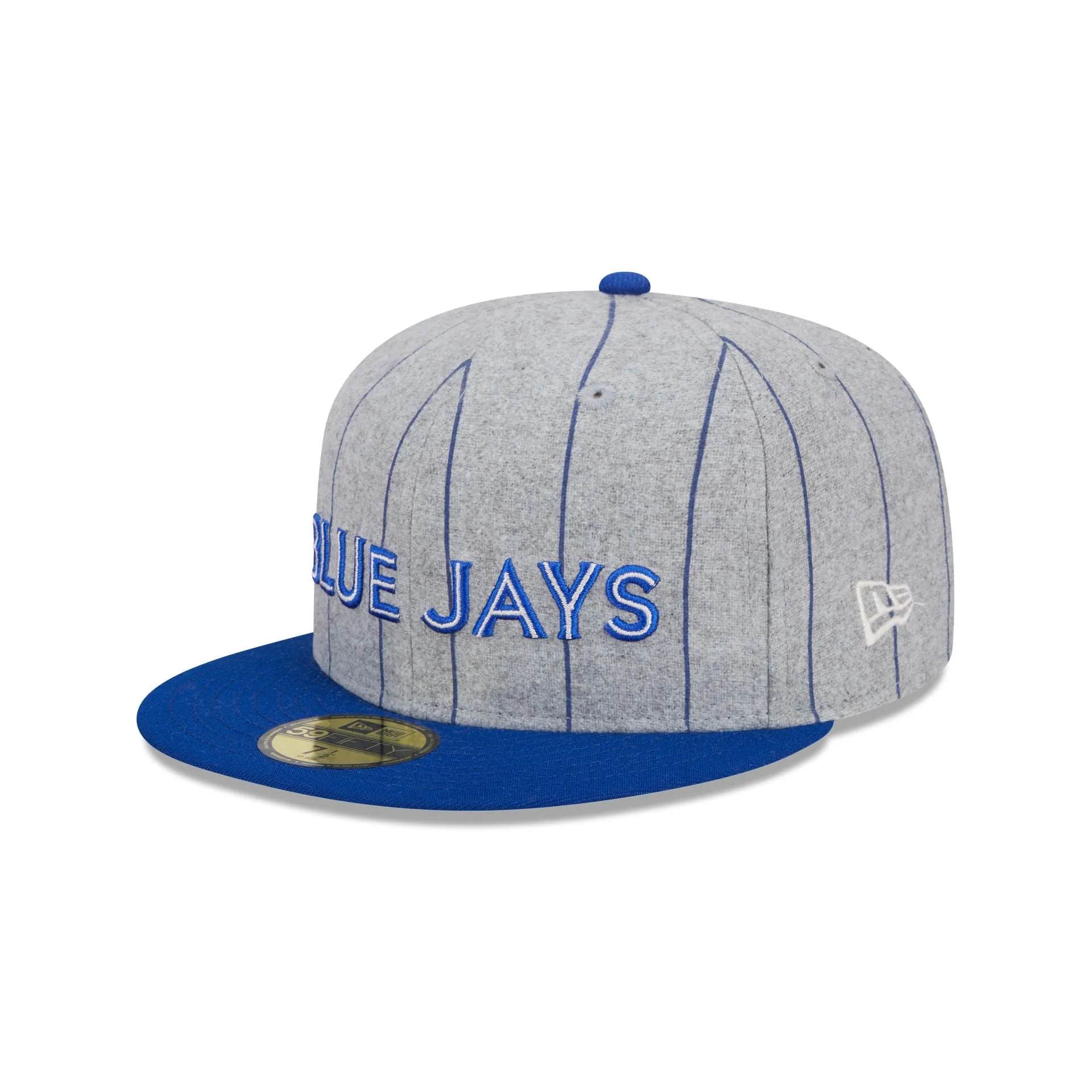 Toronto Blue Jays Heather Pinstripe 59FIFTY Fitted Hat sold by New Era