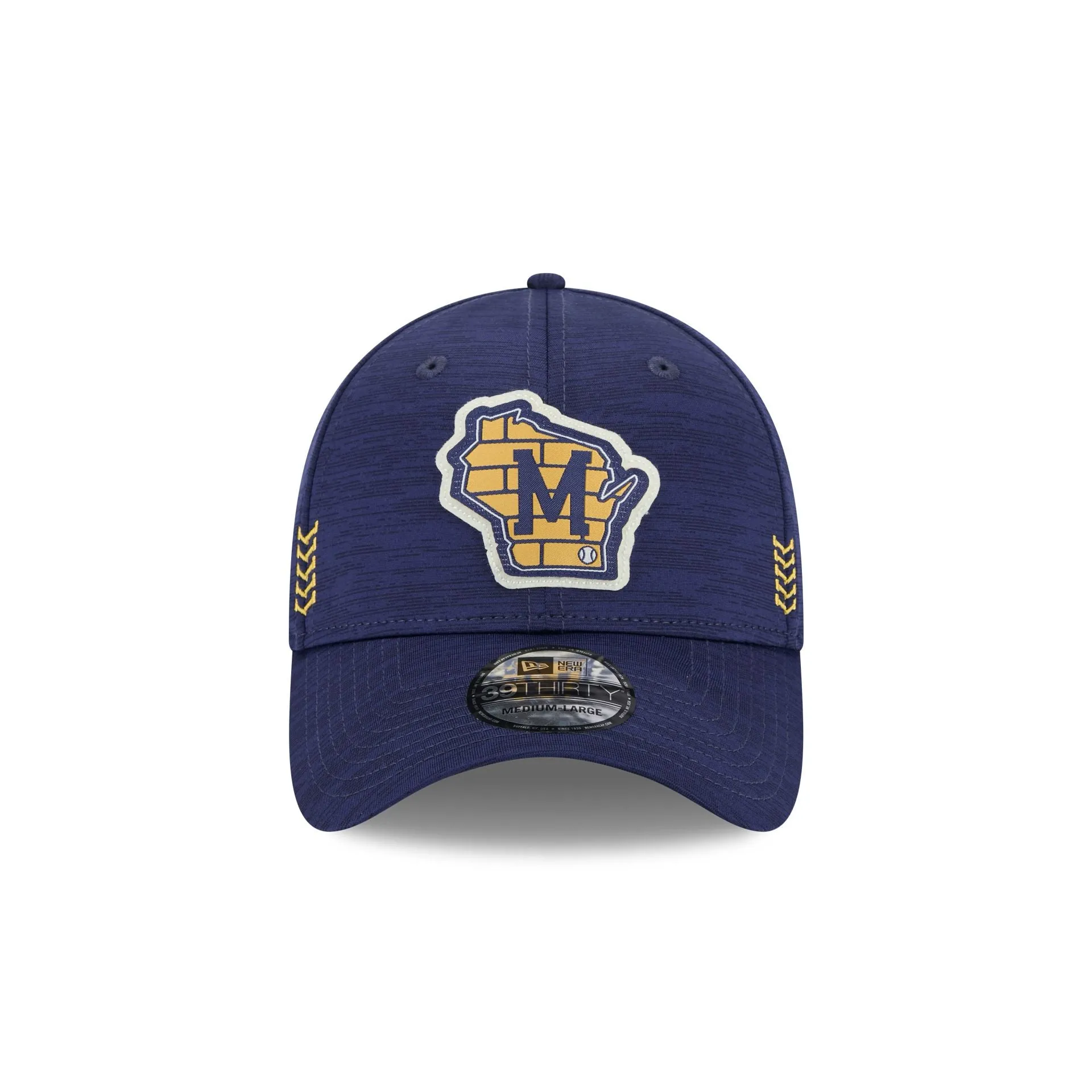 Milwaukee Brewers 2024 Clubhouse 39THIRTY Stretch Fit Hat sold by New Era product image thumbnail 2