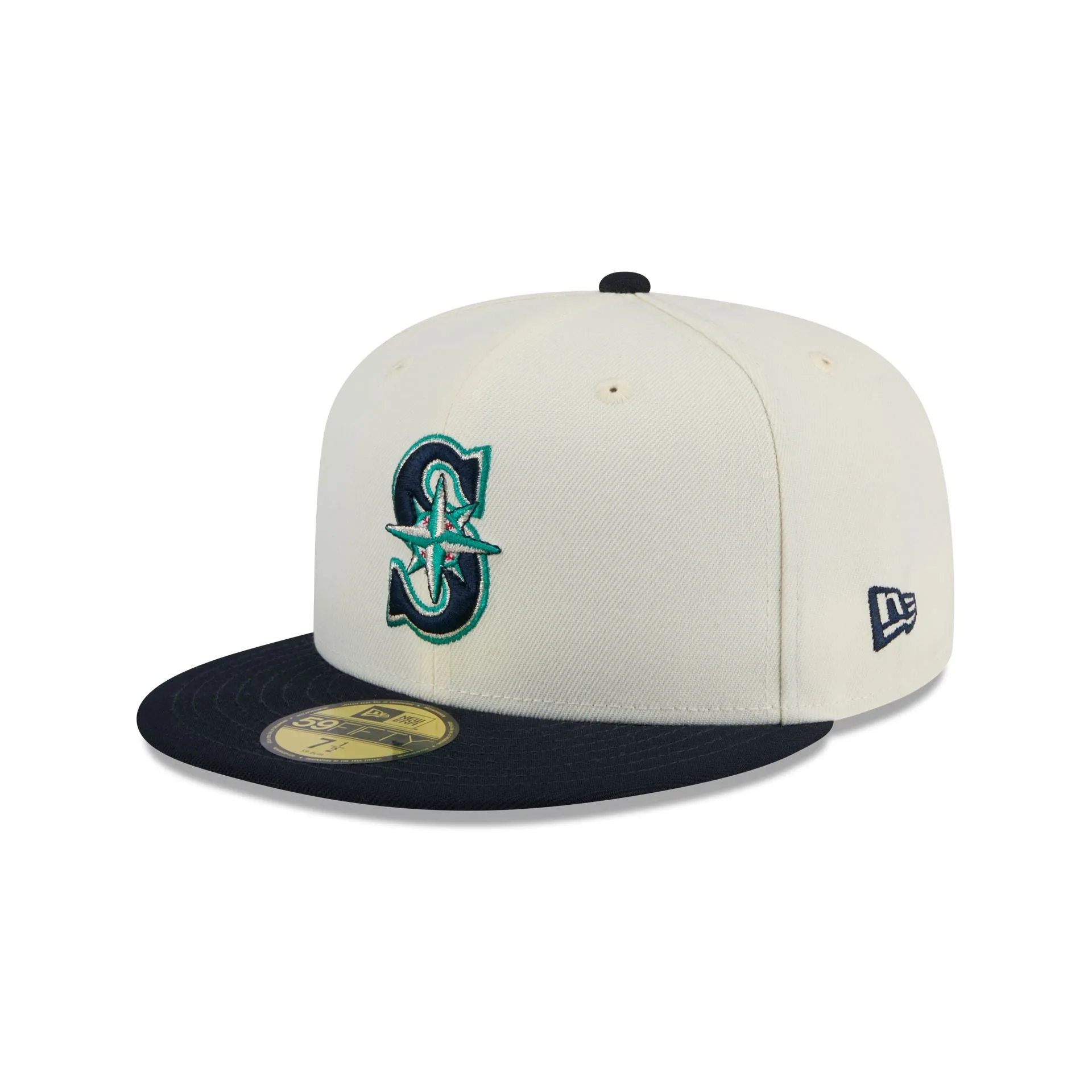 Seattle Mariners Chrome 59FIFTY Fitted Hat sold by New Era
