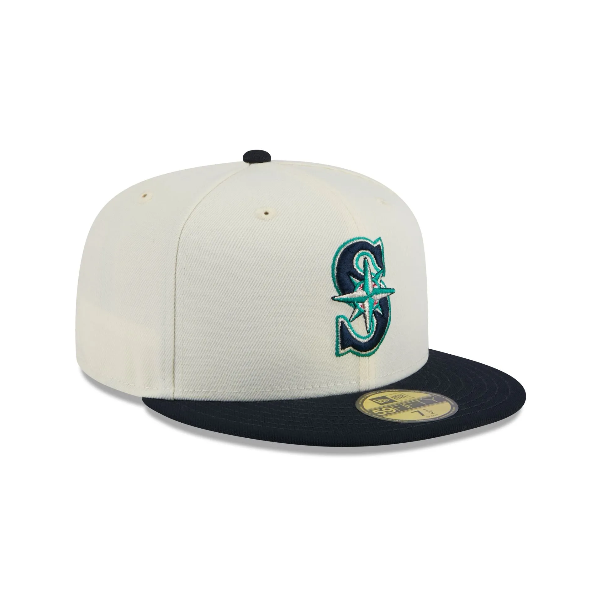 Seattle Mariners Chrome 59FIFTY Fitted Hat sold by New Era product image thumbnail 3