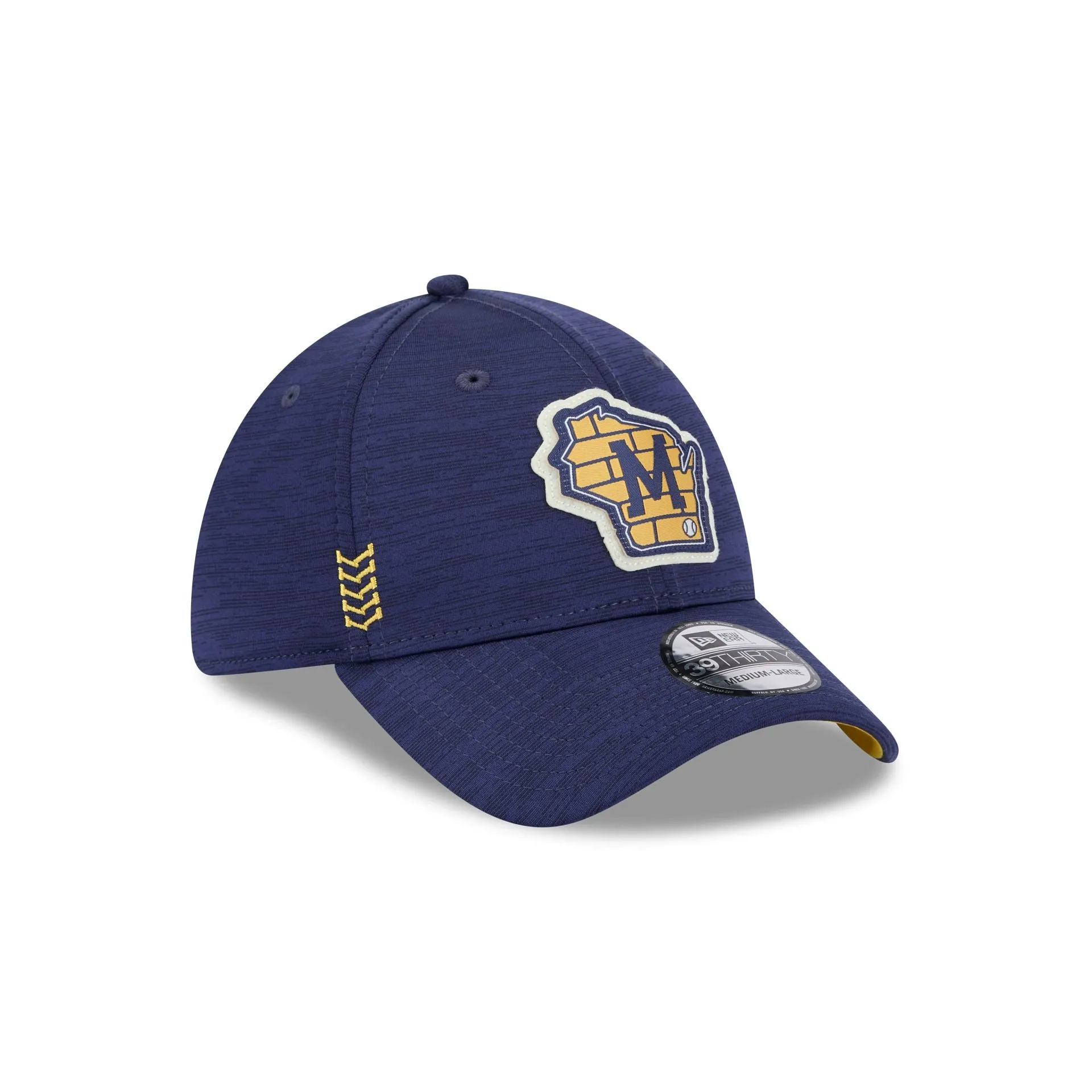 Milwaukee Brewers 2024 Clubhouse 39THIRTY Stretch Fit Hat sold by New Era product image thumbnail 3