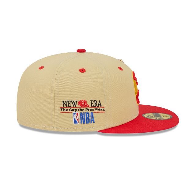 Atlanta Hawks Tan 59FIFTY Fitted Hat sold by New Era product image thumbnail 4