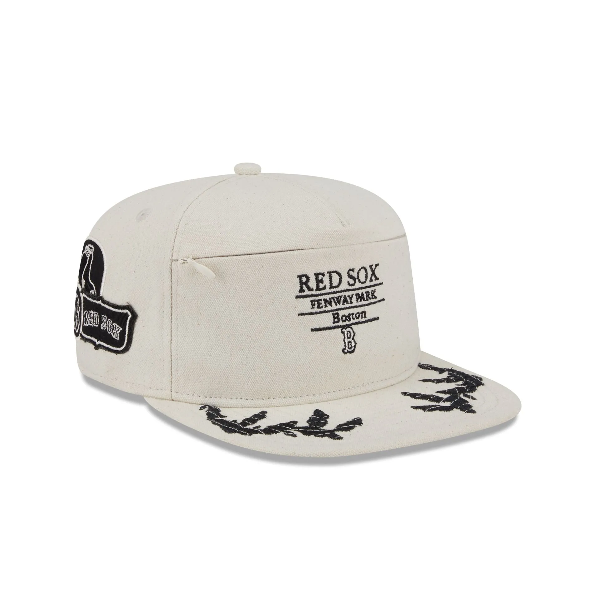 Boston Red Sox Front Zip 59FIFTY A-Frame Fitted Hat sold by New Era