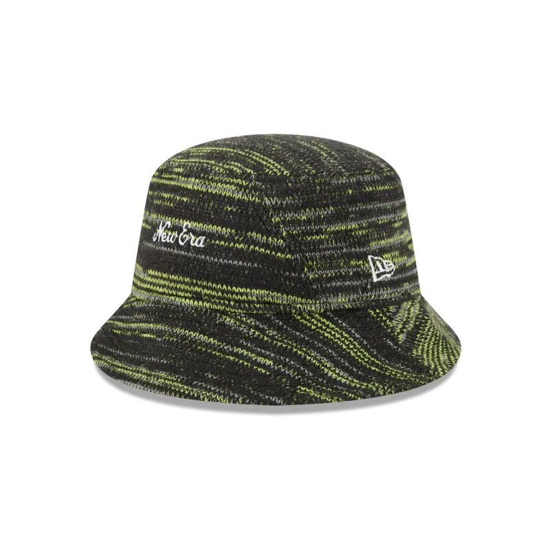 New Era Cap Cyber Green Knit Bucket Hat sold by New Era