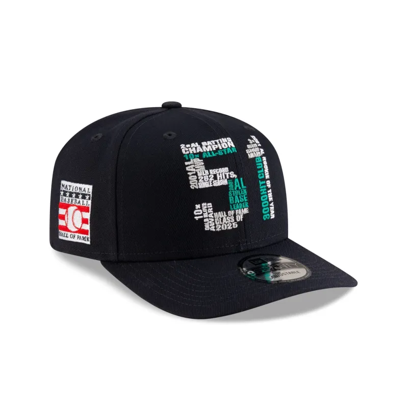 Seattle Mariners Hall of Fame 2025 Ichiro Suzuki 9SEVENTY Stretch-Snap Hat sold by New Era