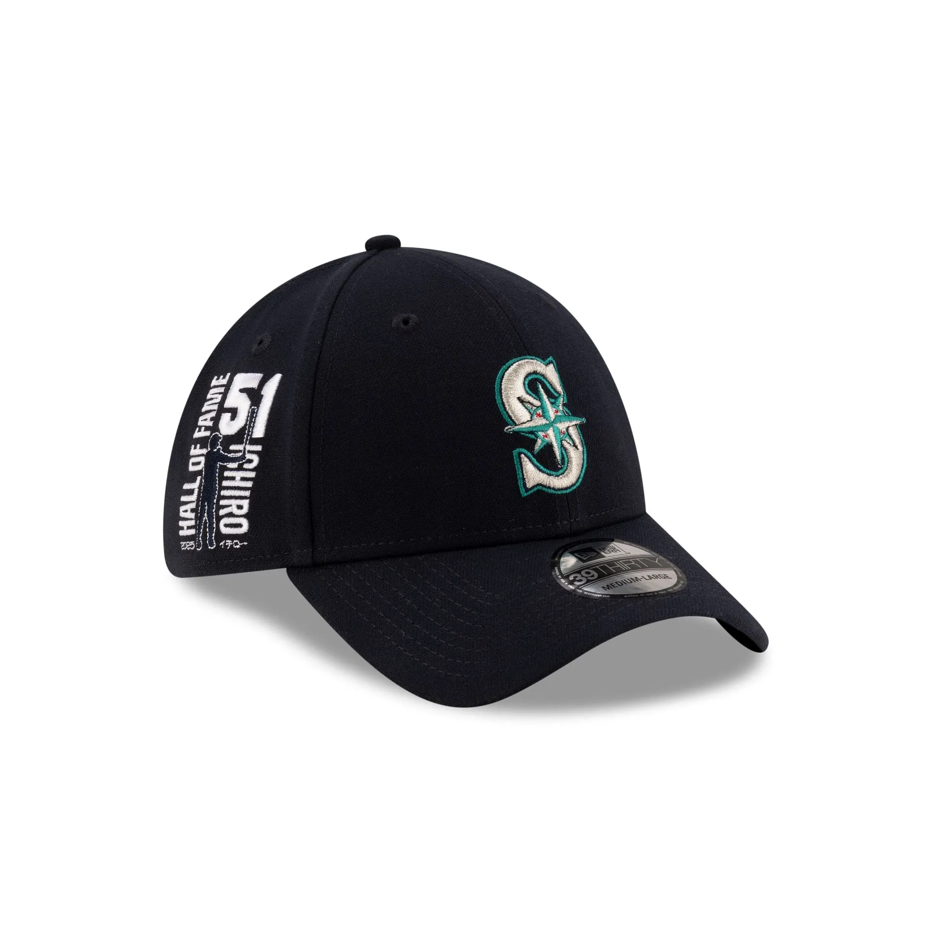 Seattle Mariners Hall of Fame 2025 Ichiro Suzuki 39THIRTY Stretch Fit Hat sold by New Era