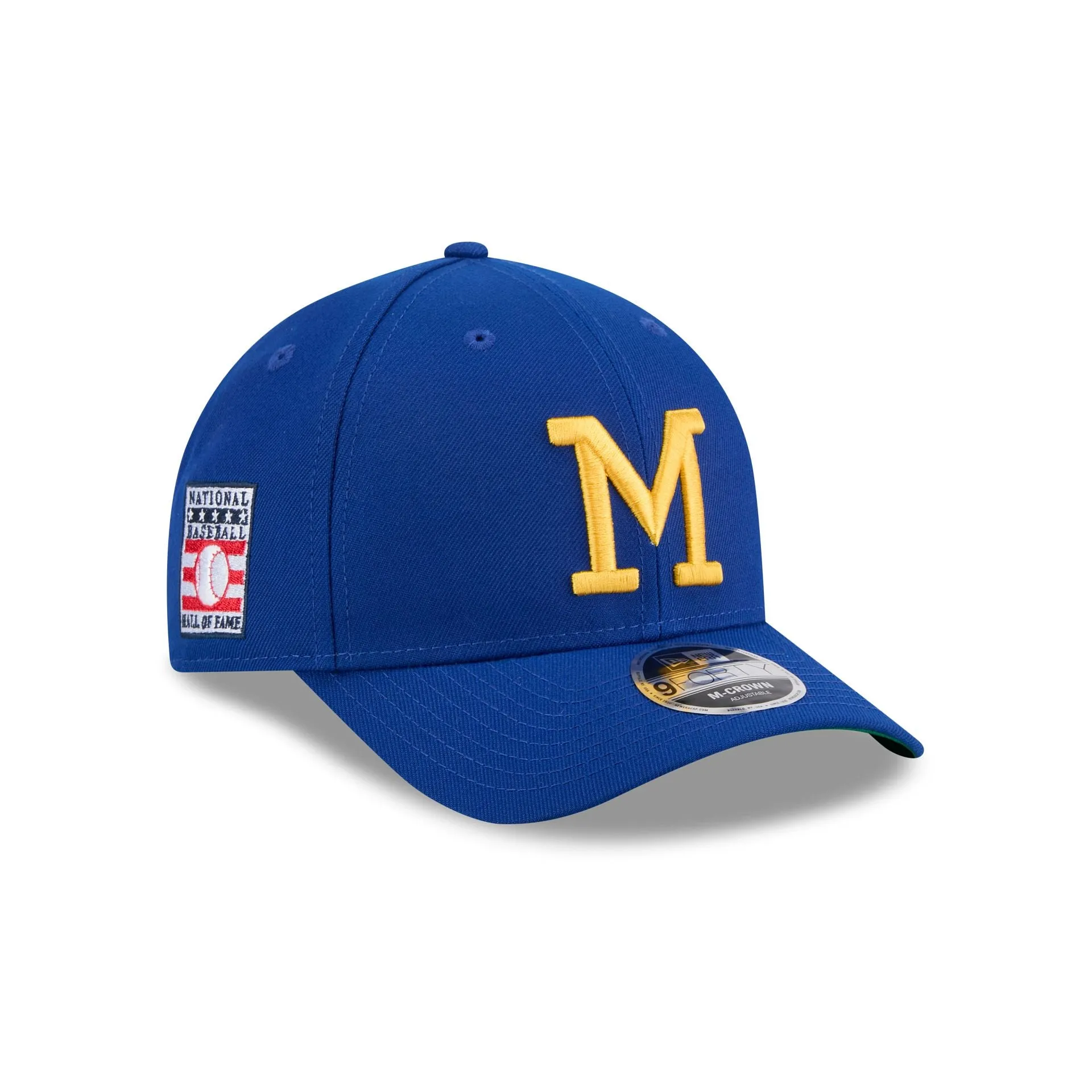 Milwaukee Brewers Hall of Fame 2025 9FORTY M-Crown Snapback Hat sold by New Era