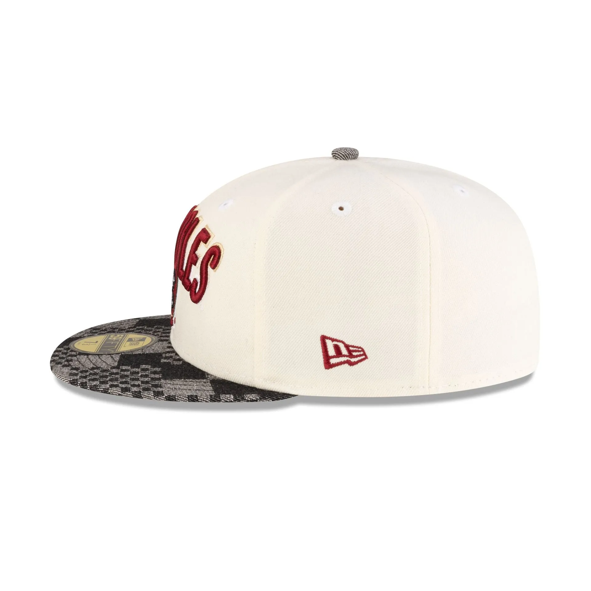 Florida State Seminoles Chrome Black Denim 59FIFTY Fitted Hat sold by New Era product image thumbnail 4
