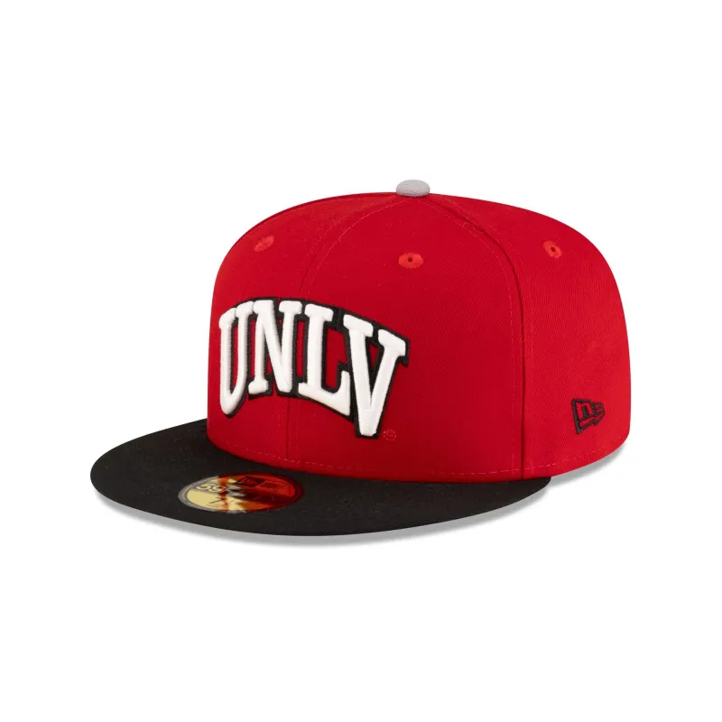 UNLV Runnin' Rebels Scarlet Black 59FIFTY Fitted Hat sold by New Era