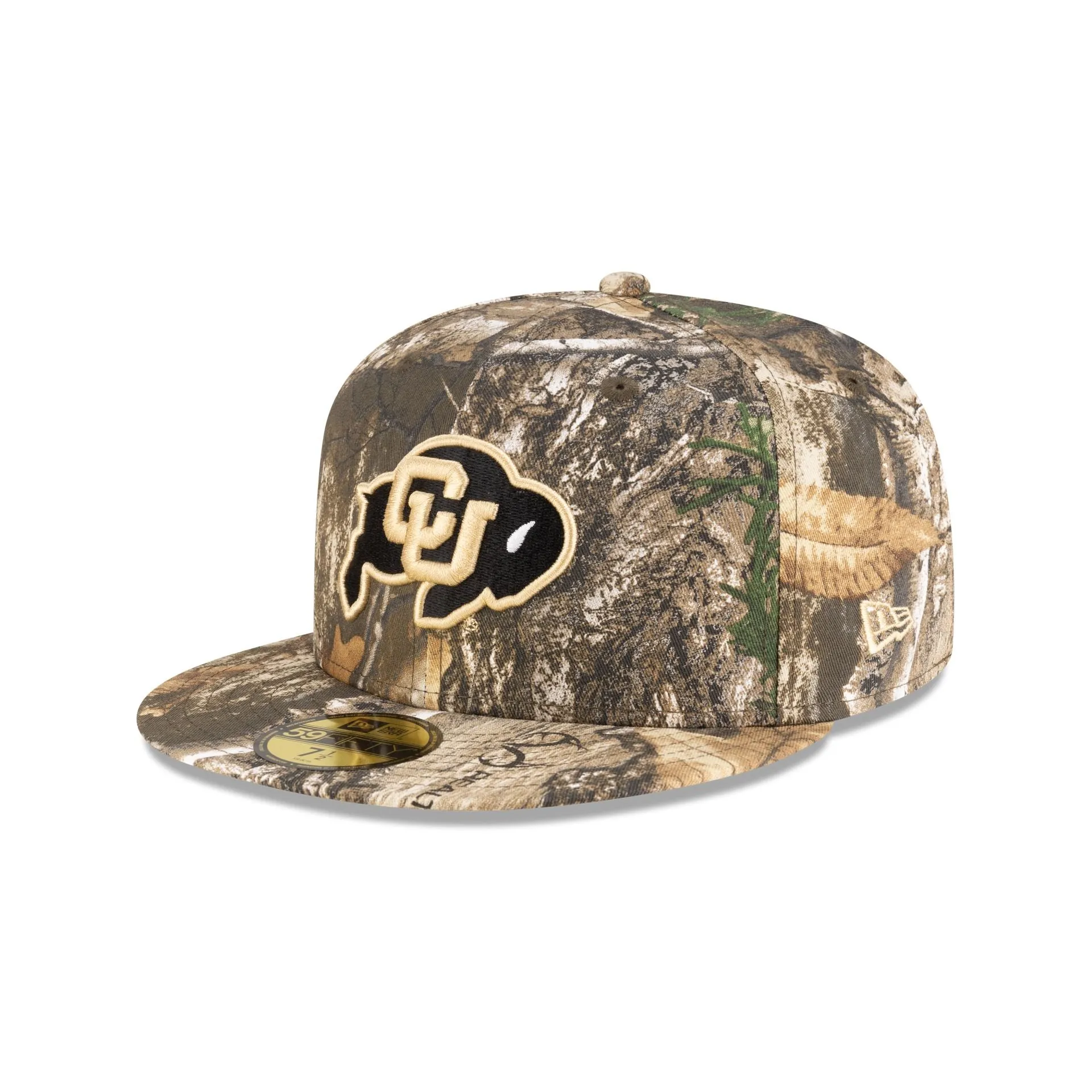 Colorado Buffaloes Tan Terry Realtree 59FIFTY Fitted Hat sold by New Era