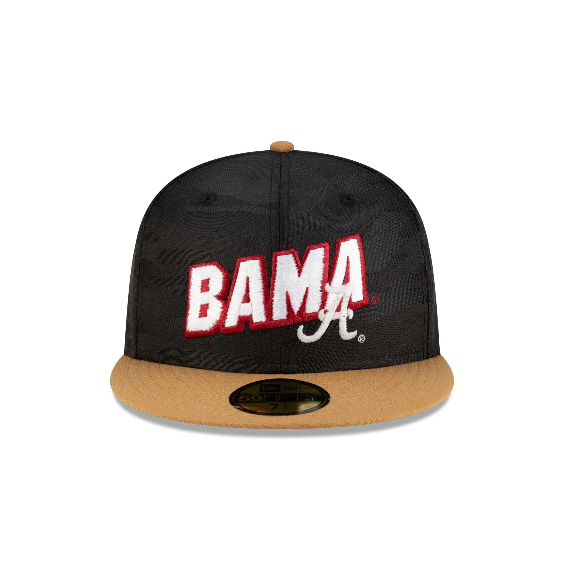 Alabama Crimson Tide Black Tonal Wheat 59FIFTY Fitted Hat sold by New Era product image thumbnail 2