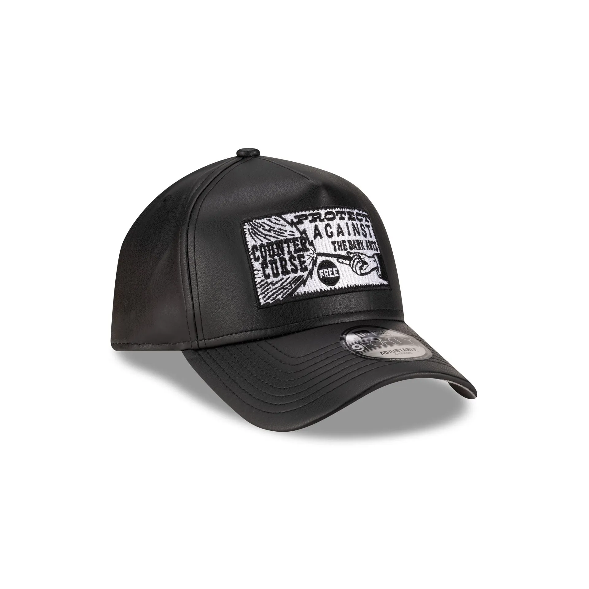 Harry Potter Dark Arts Faux Leather 9FORTY A-Frame Snapback Hat sold by New Era product image thumbnail 3