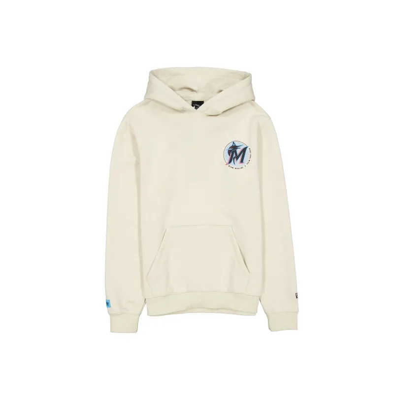Palm Tree Crew x Miami Marlins Stone Hoodie sold by New Era