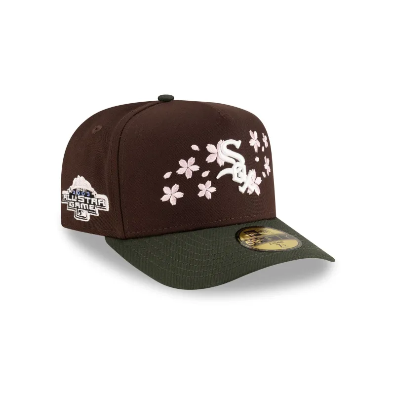Just Caps Cherry Blossom Chicago White Sox 59FIFTY A-Frame Fitted Hat sold by New Era
