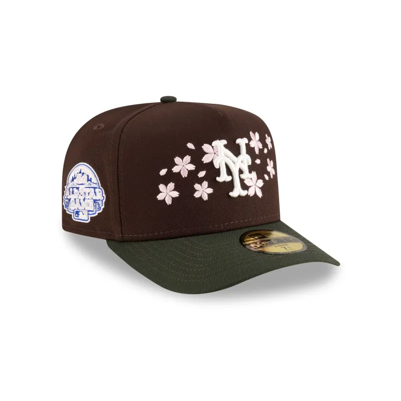 Just Caps Cherry Blossom New York Mets 59FIFTY A-Frame Fitted Hat sold by New Era